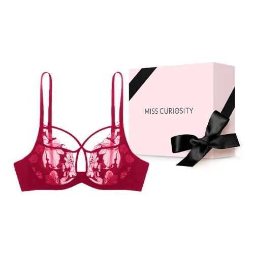 MISS CURIOSITY Вишнево-красный Женские Бюстгальтеры
