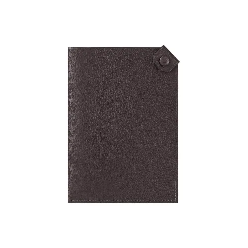 HERMES Tarmac Chamkila шевро Passport HOLDER Женские 3S Macassar Ebony Color
