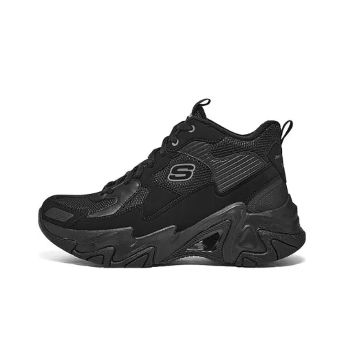 Skechers Stamina Airy Устойчивый к истиранию Дышащие Низкие Беговые кроссовки Женские Черные