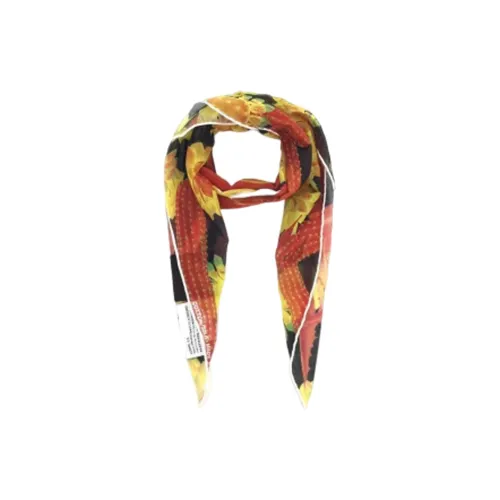 LOEWE Шелковые шарфы Унисекс Разноцветные