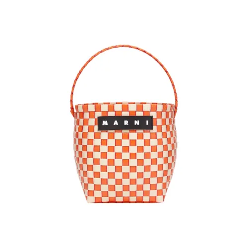 MARNI Полипропиленовая сумка женская оранжевая