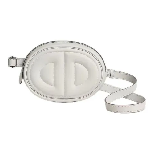 HERMES In The Loop Swift Телячья кожа Свиной нос Одно плечо Через плечо Бананка Обычный Женские Светло-серый