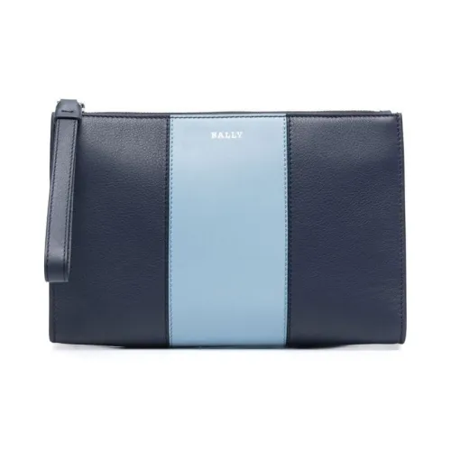 BALLY Телячья кожа Сумка на запястье Клатч Мужской Синий