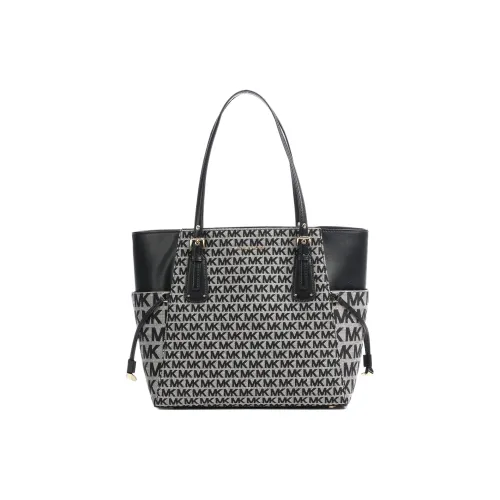 MICHAEL KORS Voyager Хлопок Тоут Сумка Сумка для покупок Сумка на плечо Сумка среднего размера Женская Черная