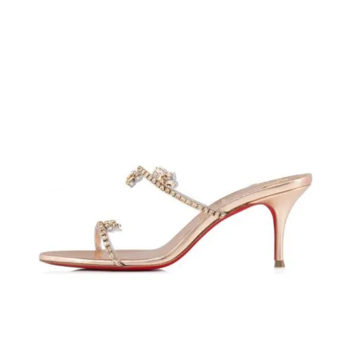 CL LUBOTING Тихий Слипоны Женские Золотые