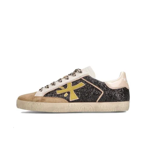 Кроссовки для скейтбординга PREMIATA Low Top Черные Коричневые Женские