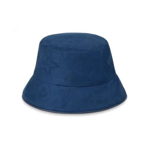 LOUIS VUITTON Монограмма Шляпы ведра Женские Синие