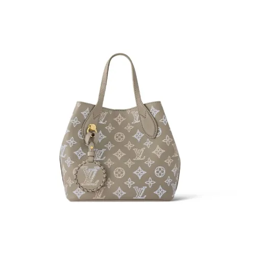 LOUIS VUITTON Lv Flight Mode Series Коровья кожа Тоут Сумка Сумка для покупок Сумка Маленькая Женская Серого цвета