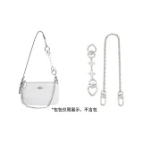 Сердце, застежка, клевер четырехлистный, длина 15 см + 40 см, медь, декоративная цепочка