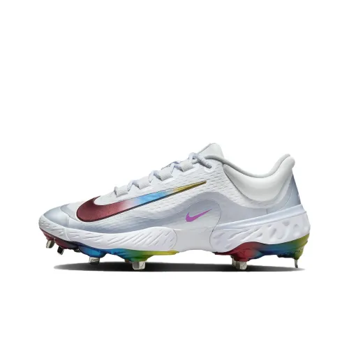 Nike Alpha Huarache 4 Impact Resistant Низкий Топ Кроссовки для Тренировок Мужские Белые