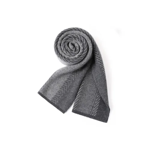 Jiu Ji Кашемировые вязаные шарфы для мужчин