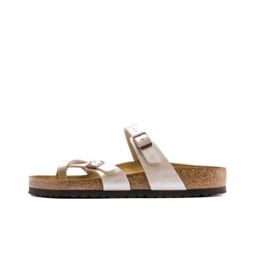 Birkenstock Шлепанцы Женские Pearl White Narrow Fit