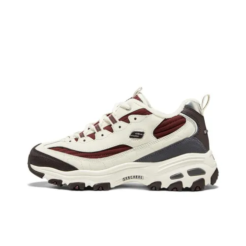 Skechers DLITES Масло-Подошва Низкий Топ Бежевый Красный Умбра Женский