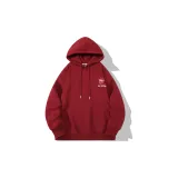 С капюшоном, бордовый