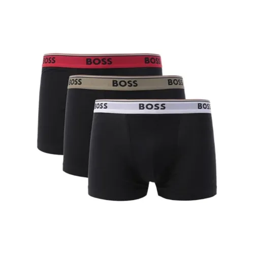 Hugo Boss 3 Pack Мужские Боксеры Черные