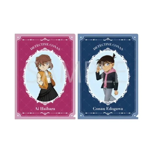 MOVIC Detective Conan Characters Черная Железная Рыбка Shadow Драматическая Одежда File Folder Набор DG Мерч по IP