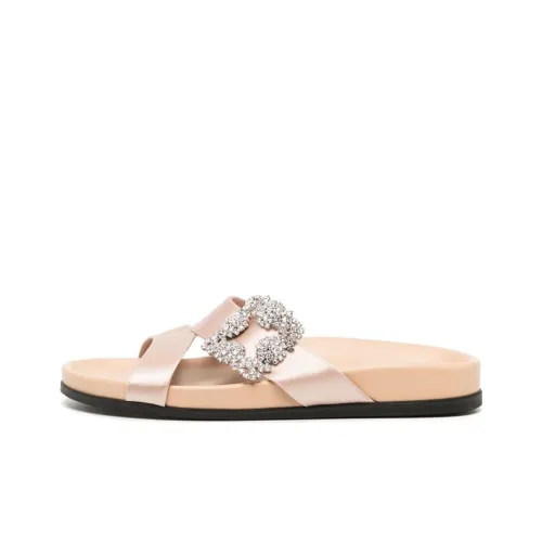 MANOLO BLAHNIK Слипоны Женские Светло-розовые