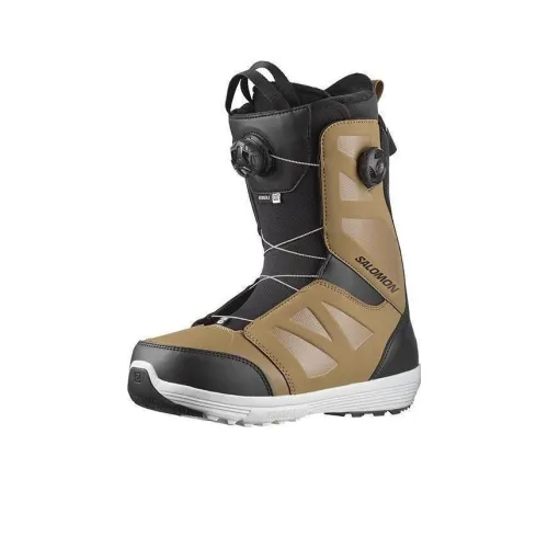 SALOMON Термический Устойчивый к истиранию Амортизация Crew Сноубутсы Мужской Коричневый