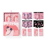 Коробка 4 шт. (Розово-синий + Чисто-розовый + Черно-розовый + Серо-розовый)