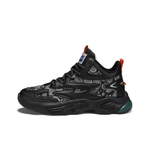 Warrior Casual High Top Черный Серебряный Мужской