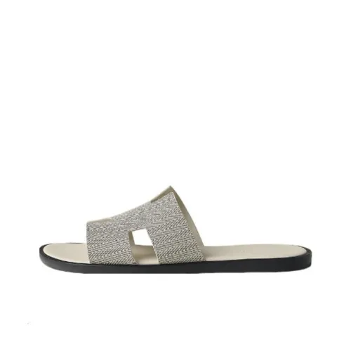 HERMES Izmir Слипоны Мужской Бежевый Черный