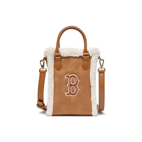 Mlb Base Logo Замша Сумка через плечо Сумка Обычный Женский CAMEL