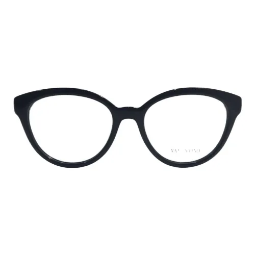 Valentino Пластик Нерегулярная форма Оправы для очков Унисекс Черный