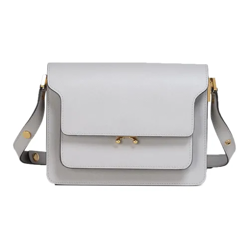 Marni Основная часть Телячья кожа Сумка через плечо Сумка на плечо Женская Серый