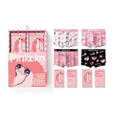 Коробка 4 шт. (Розовый + Чисто-розовый + Розово-белый + Черно-розовый)