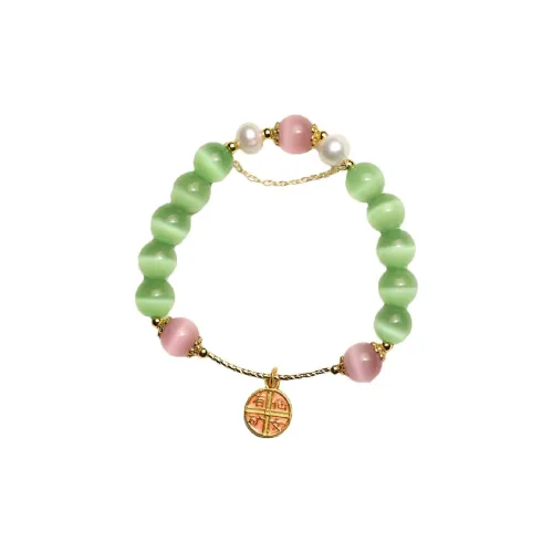 JIANGSUOXINYU Цветное стекло Нефритовые браслеты Женские Цветное стекло