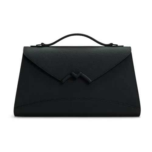Moynat Carat Телячья кожа Клатч Унисекс Черный