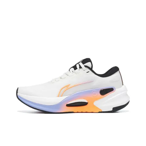 LINING Furious Rider 7,0 V2 Амортизация и Дышащий Низкий Топ Спринт Беговые Кроссовки Женские Айвори