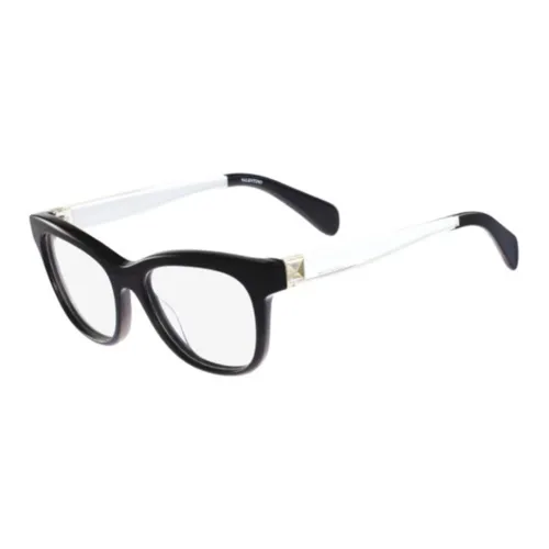 Valentino Пластик Нерегулярная форма Оправы для очков Унисекс Черный