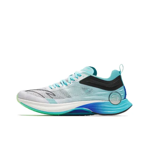 ANTA Mach Pro Амортизация Износостойкие Низкие Кроссовки для Бега Мужские Синие