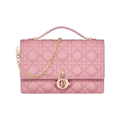 DIOR My Dior Плетеный узор Овчина Сумка через плечо Сумка Обычный Женские Розовый