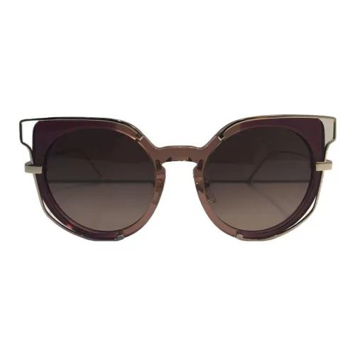 MCM Металл Нерегулярная форма Солнцезащитные очки Унисекс Золотой