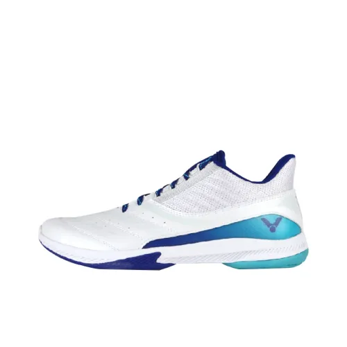 VICTOR S70 Амортизаторы Slip-Resistant Abrasion-Resistant Низкий Топ Бадминтон Обувь Unisex Pearl White