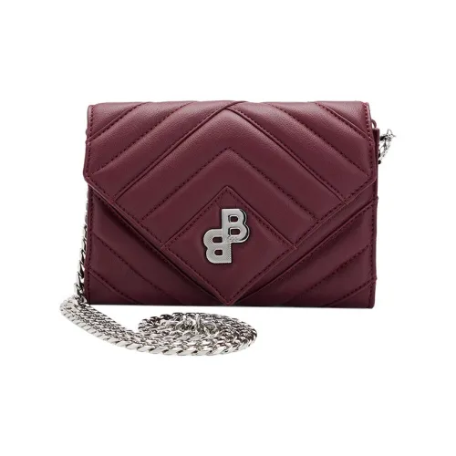 HUGO BOSS Полиэстер Одно плечо Через плечо Клатч Женский Бордовый