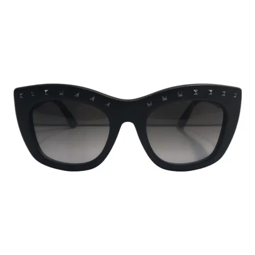 Valentino Пластик Нерегулярная форма Солнцезащитные очки Унисекс Синий