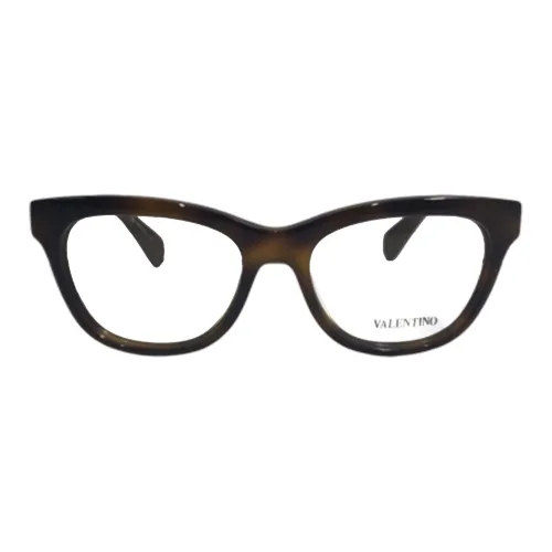 Valentino Пластик Нерегулярная форма Оправы для очков Унисекс Черепаховый