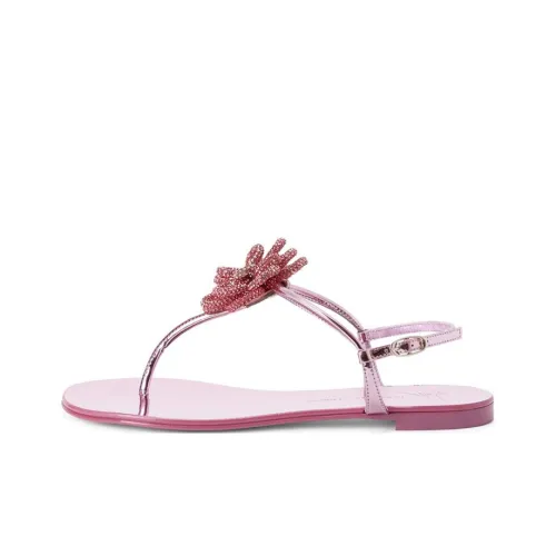 Giuseppe Zanotti GZ Шлепанцы Женские Розовые