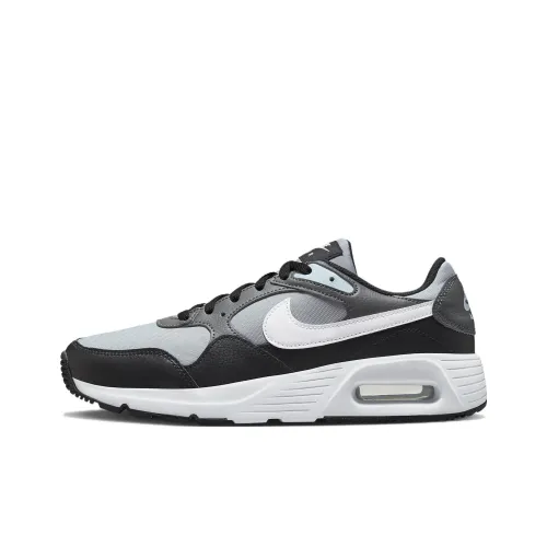 Nike Air Max SC Износостойкий Легкий Низкий Топ Повседневные Беговые кроссовки Мужские Черные Серые
