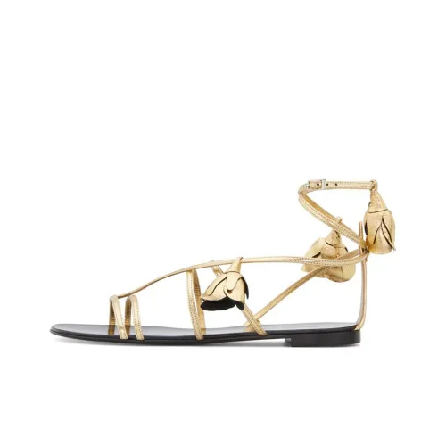 Giuseppe Zanotti GZ One Ремешок Сандалии Женские Золотые