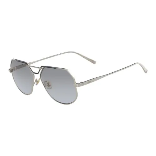 MCM Металл Нерегулярная форма Солнцезащитные очки Унисекс Серебряный