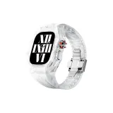 Ледяно-белый + Прозрачный белый Ремень