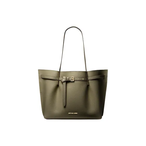 MICHAEL KORS Эмилия Кожа Тоут Сумка Сумка для покупок Сумка Сумка через плечо Женская Оливково-зеленая