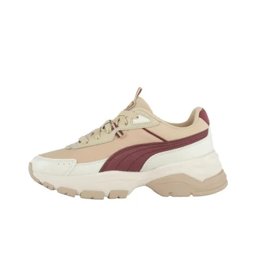 PUMA Cassia Via Low Топ Кэжуал Женские Белый Желтый Красный