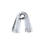 Шарф Шаль _ Черный Серый Цвет