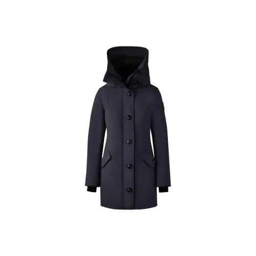 Canada Goose PARKA Пальто Женское Синий Черный Темно-синий Синий