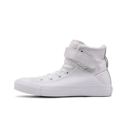 Converse Chuck Taylor All Star Slip Resistant Abrasion Resistant High Топ Кроссовки для скейтбординга Женские Белые